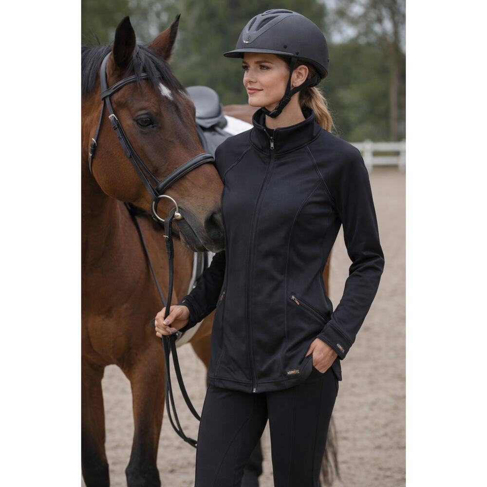 Kerrits Black Equestrian Performance Jacket Fitte… - image 1